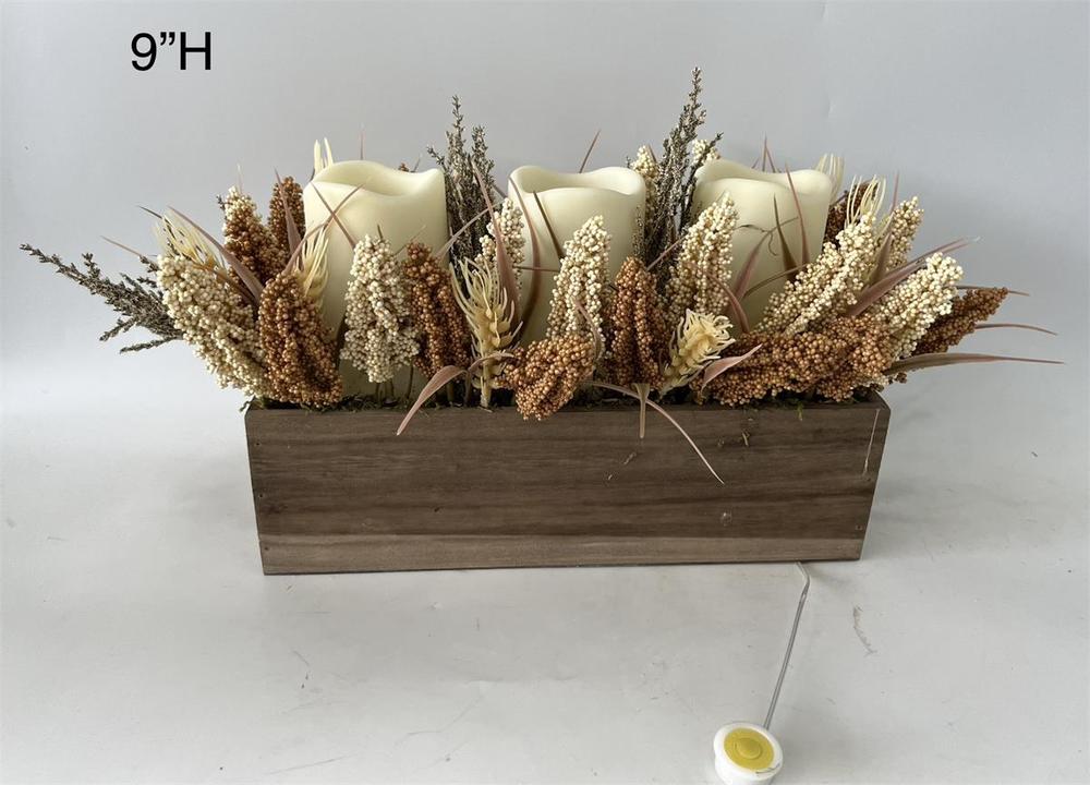 Botanical table decor