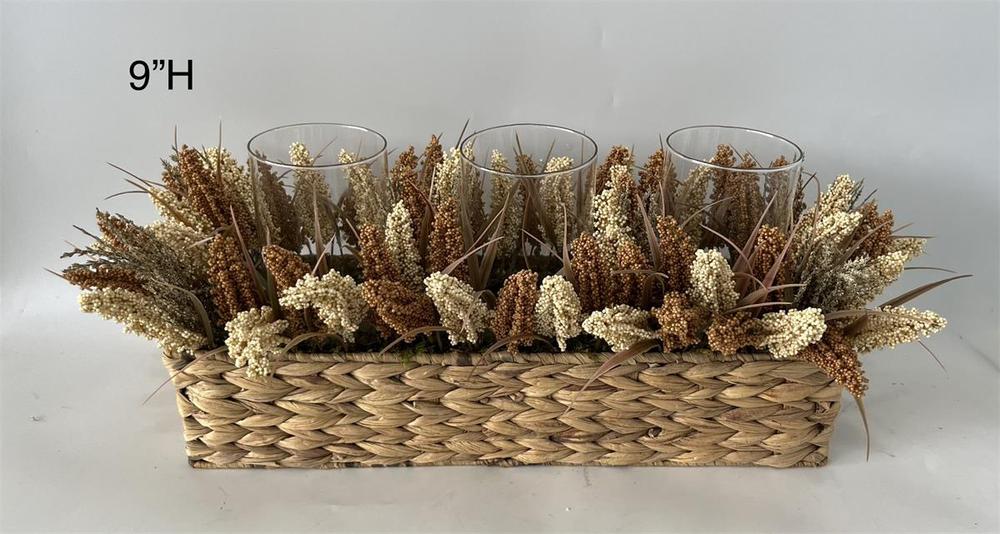 Botanical table decor