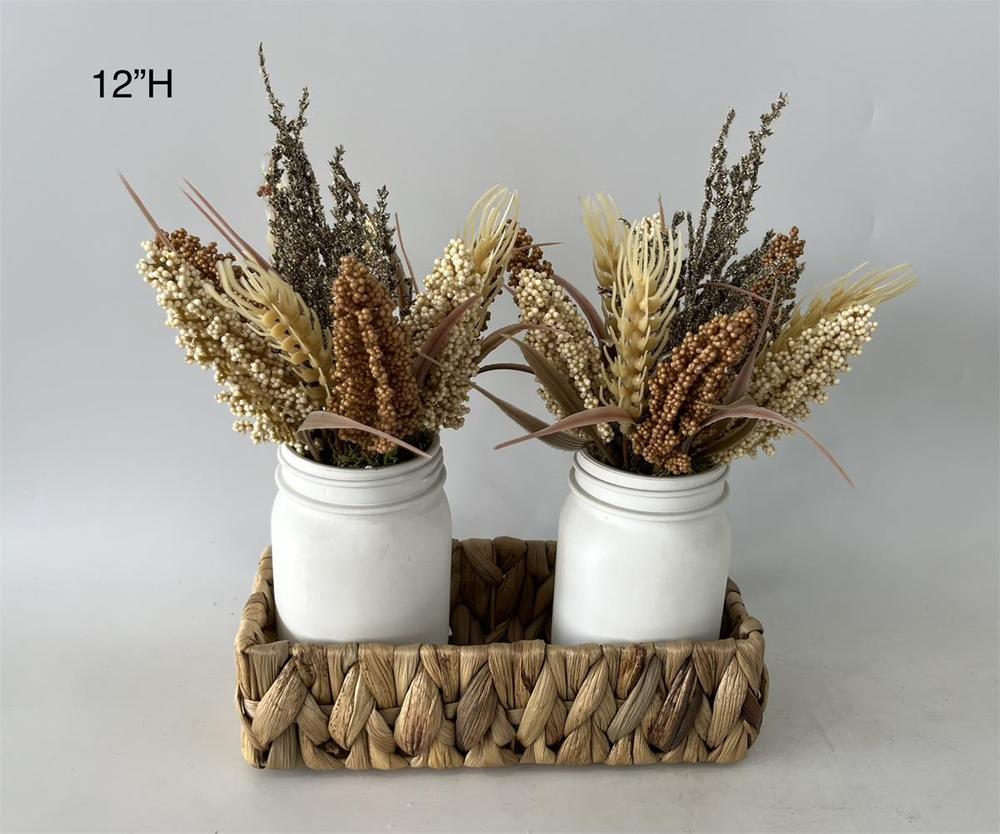 Botanical table decor