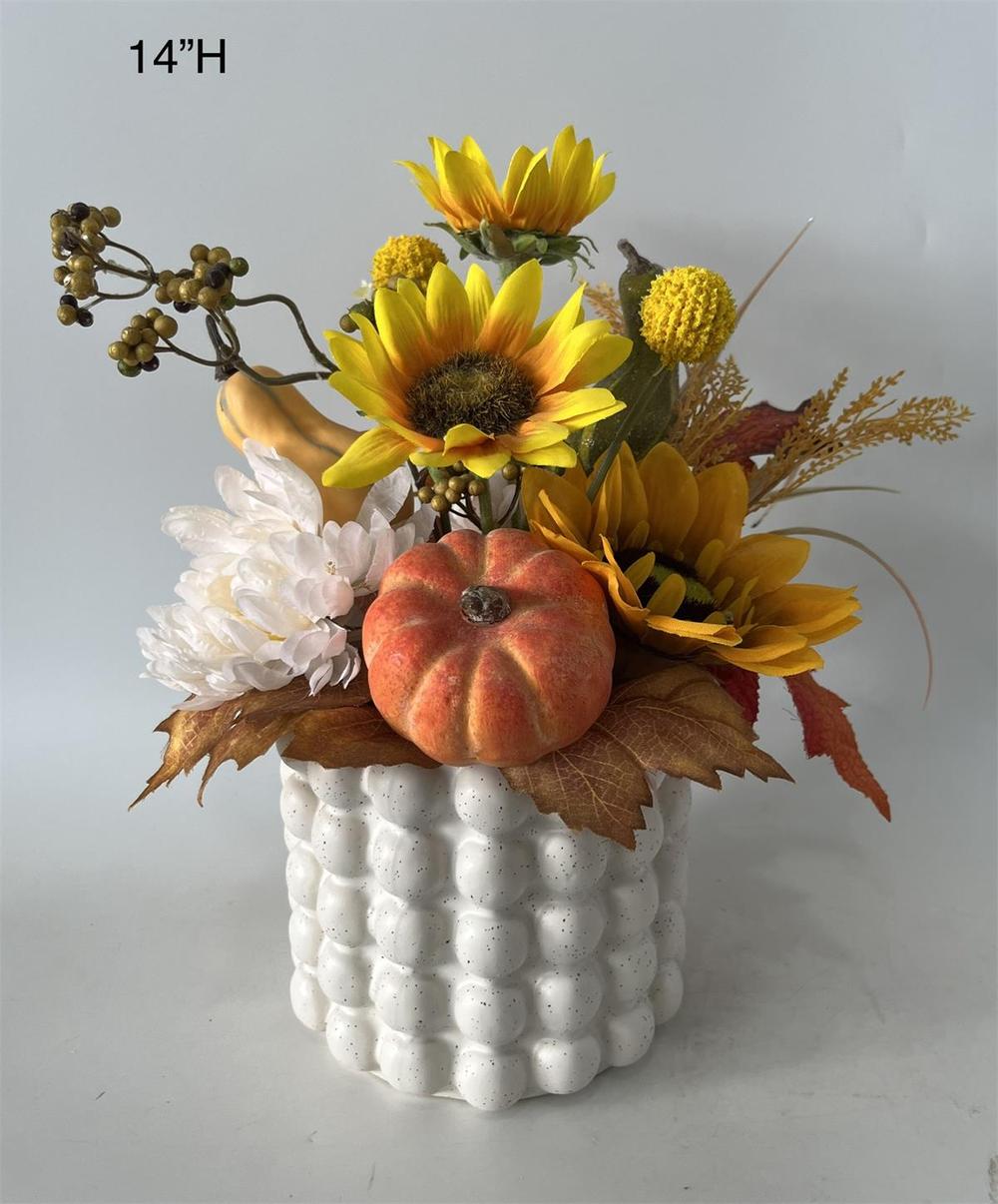 Botanical table decor
