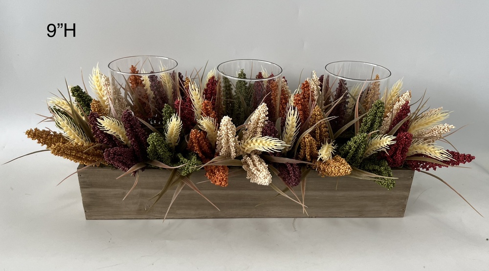 Botanical table decor