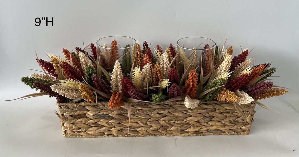 Botanical table decor