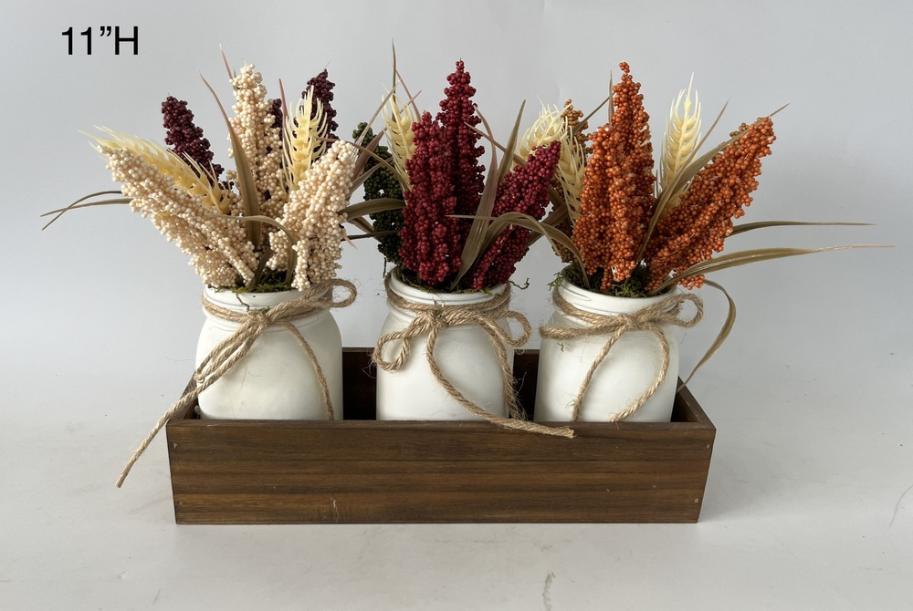 Botanical table decor