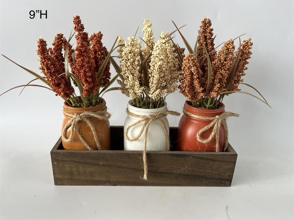 Botanical table decor