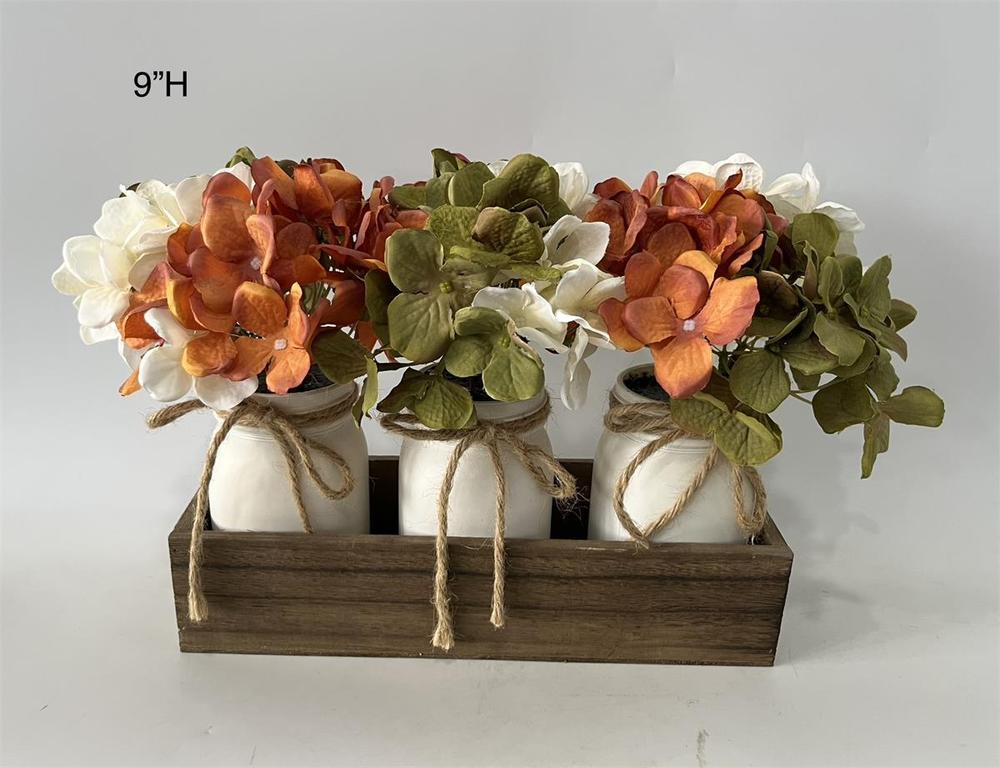 Botanical table decor