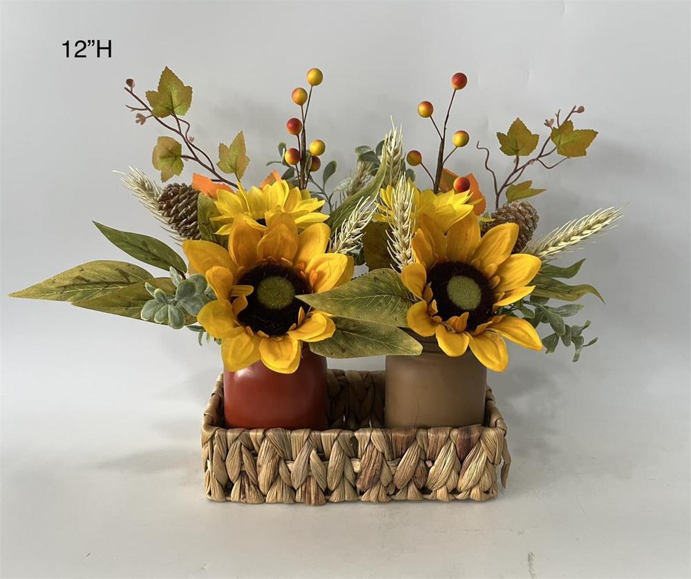 Botanical table decor