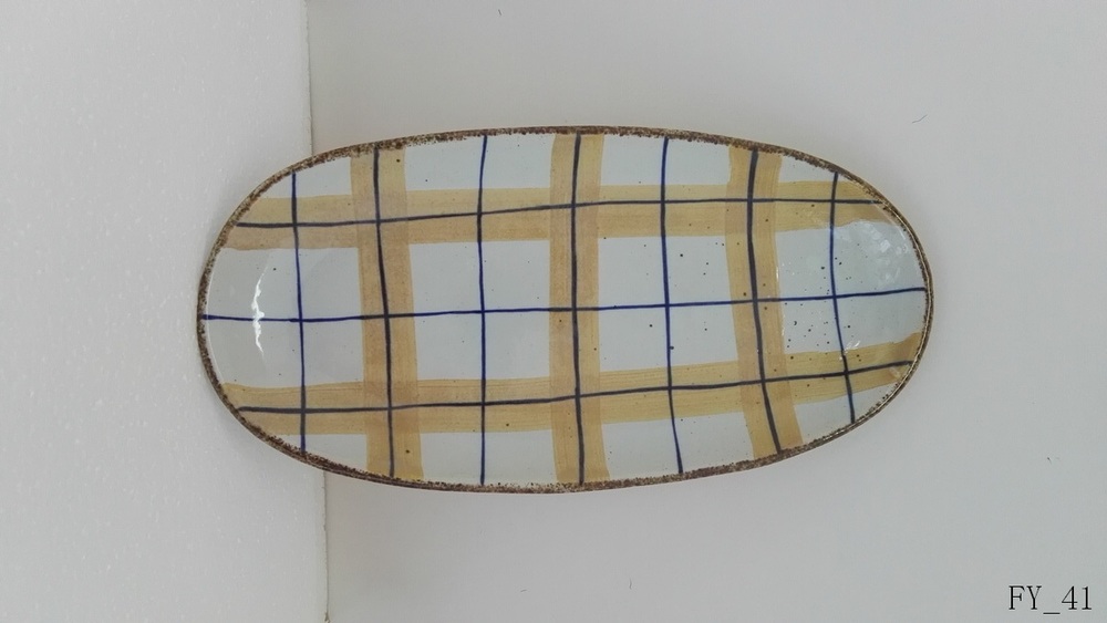 Oval plate