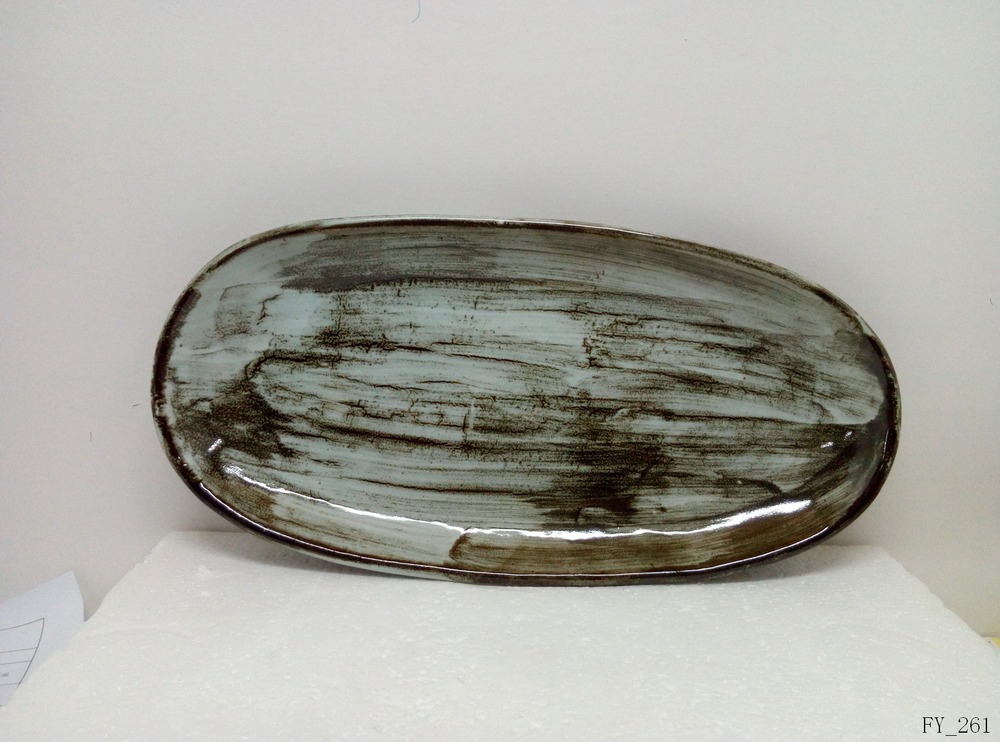 Oval plate