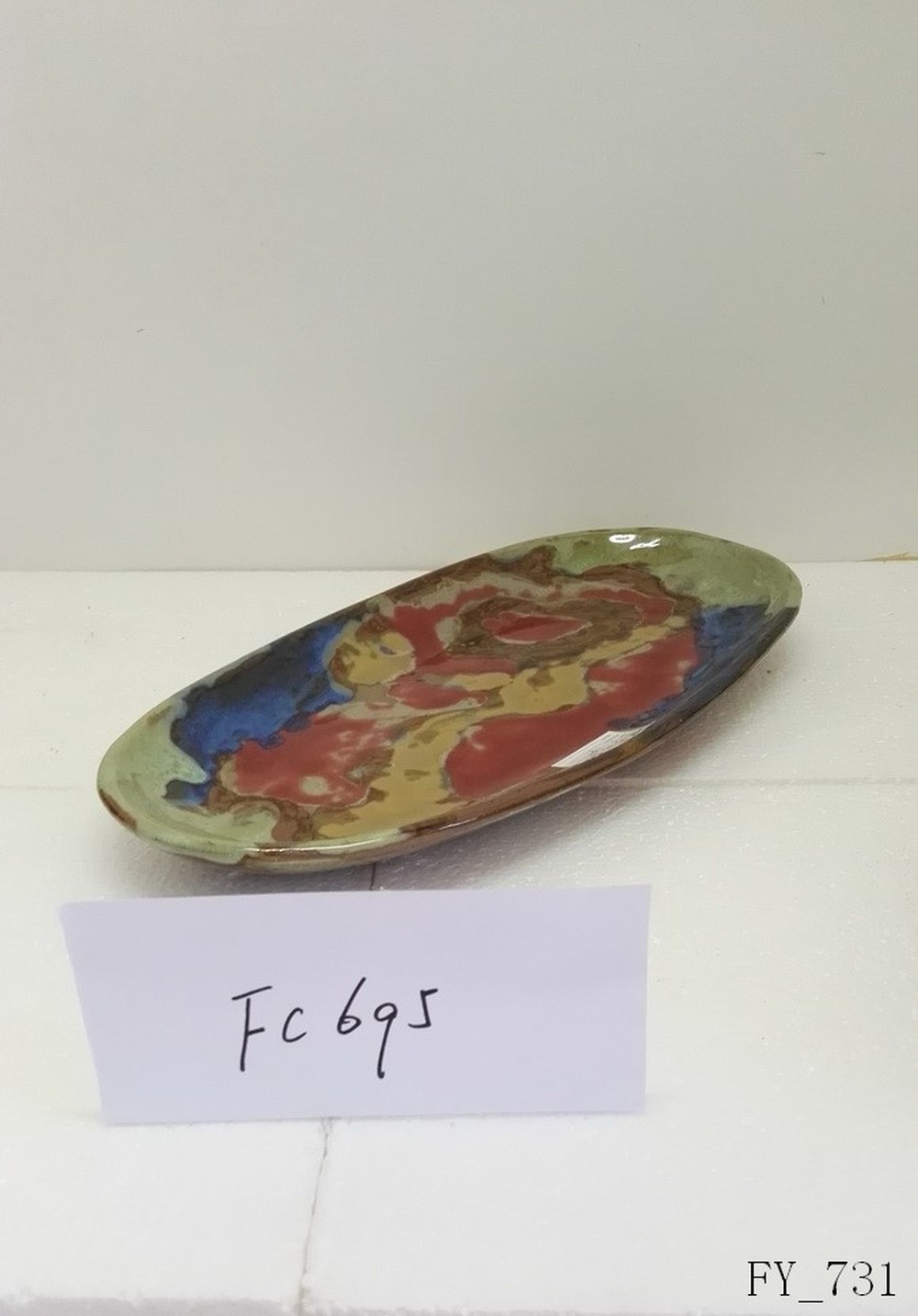 Oval plate