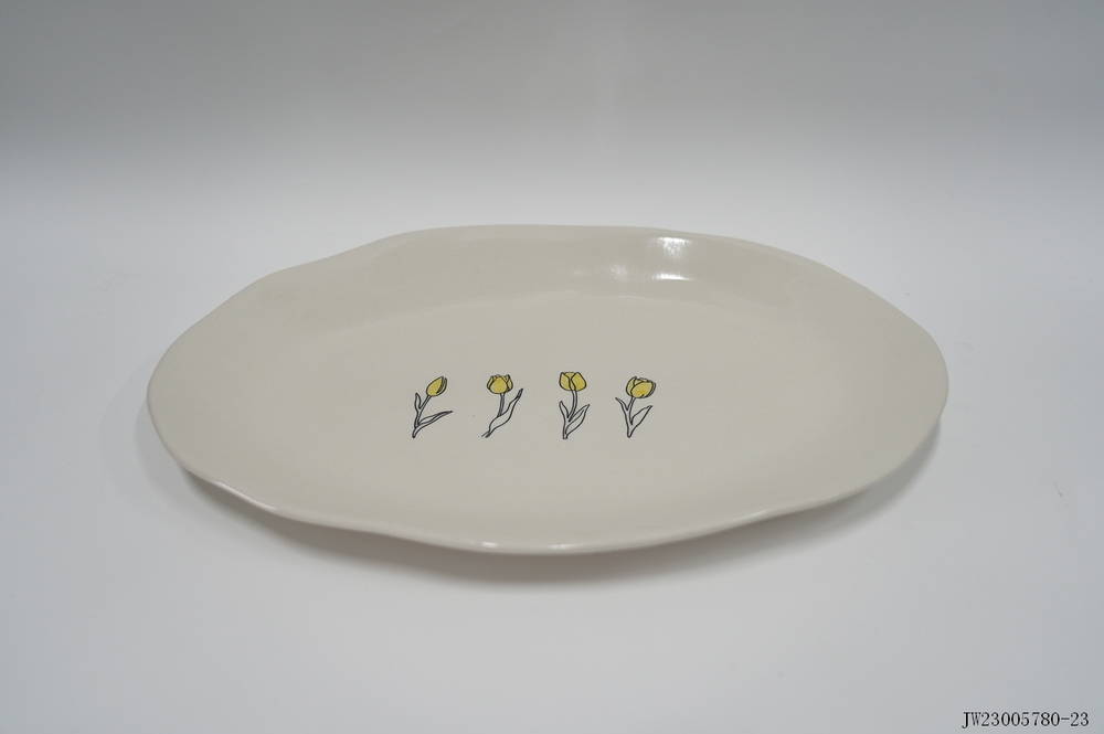 Oval plate