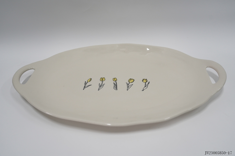 Oval plate