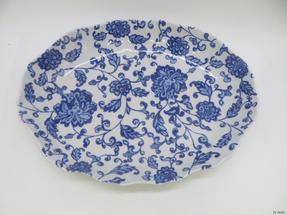 Oval plate