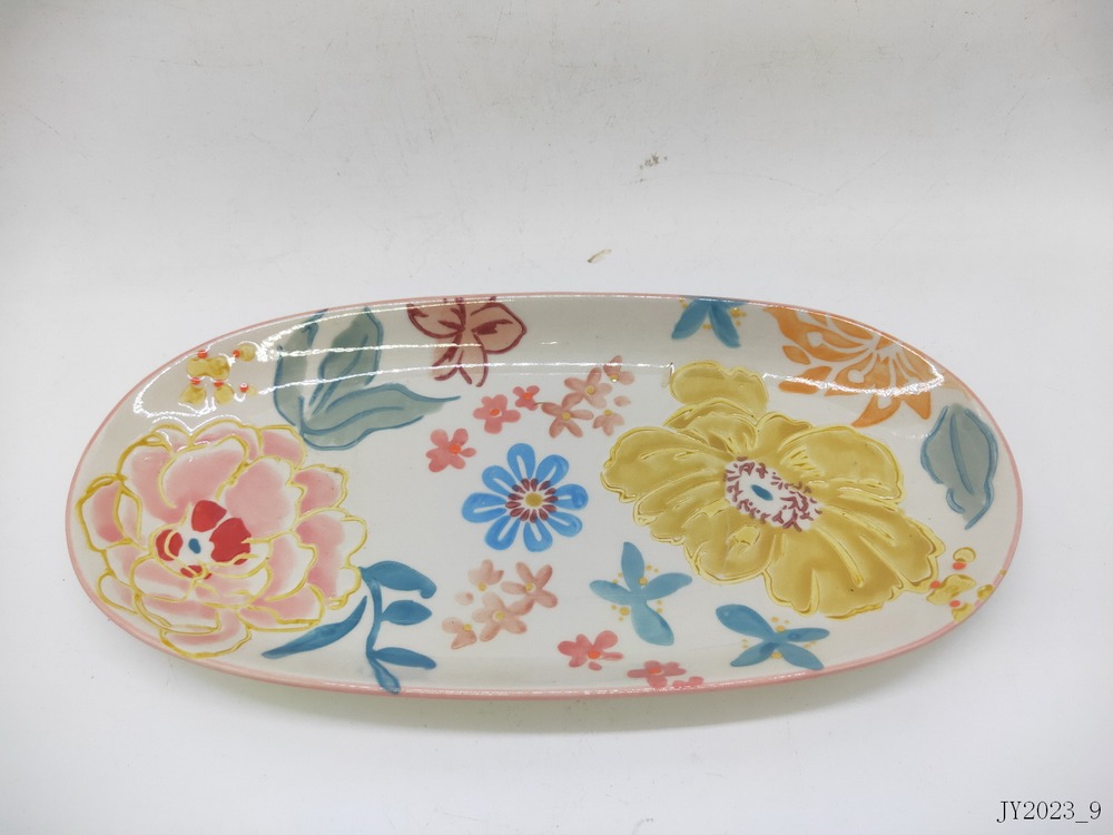Oval plate