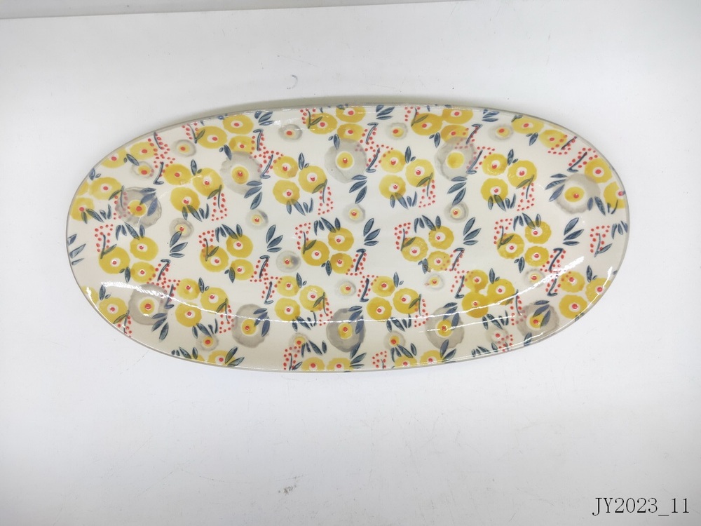 Oval plate