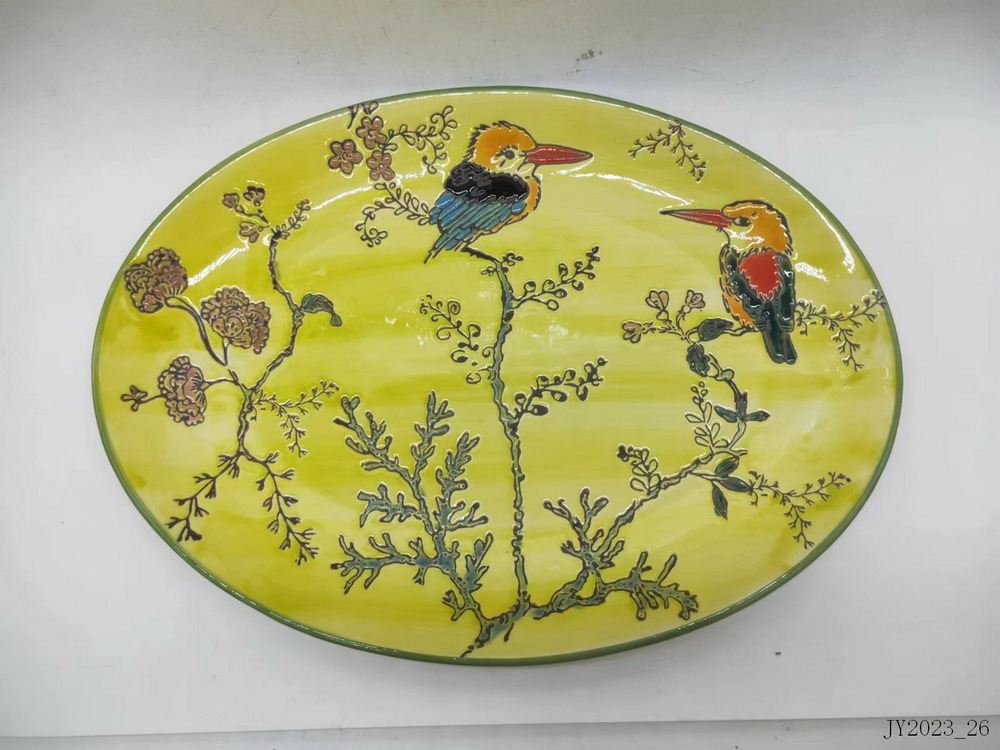 Oval plate