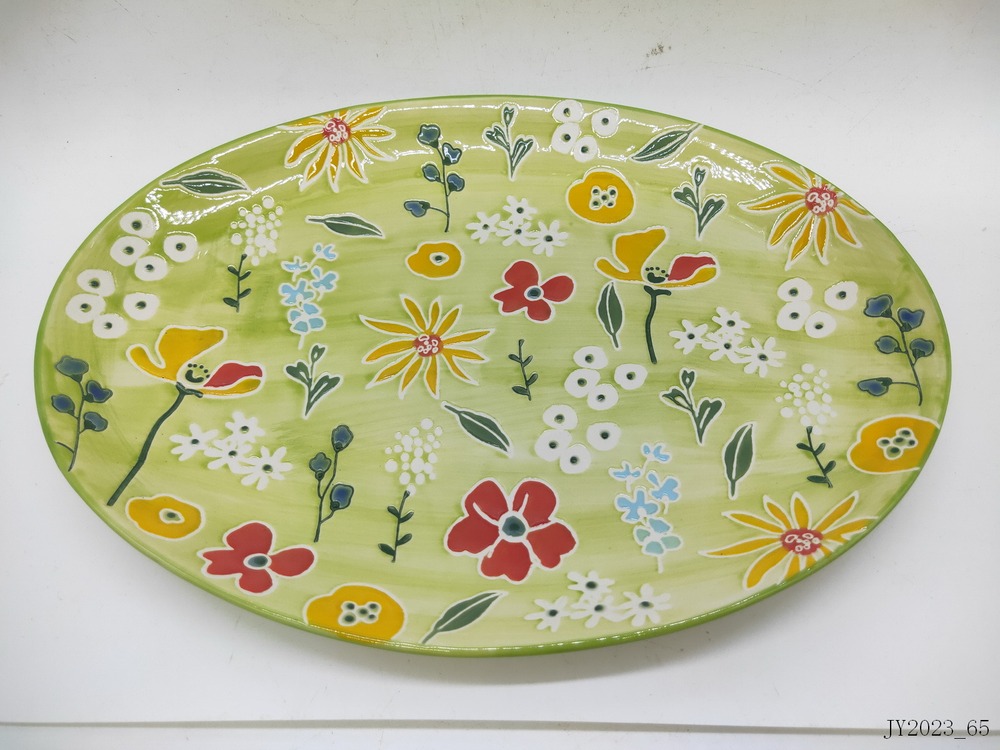 Oval plate