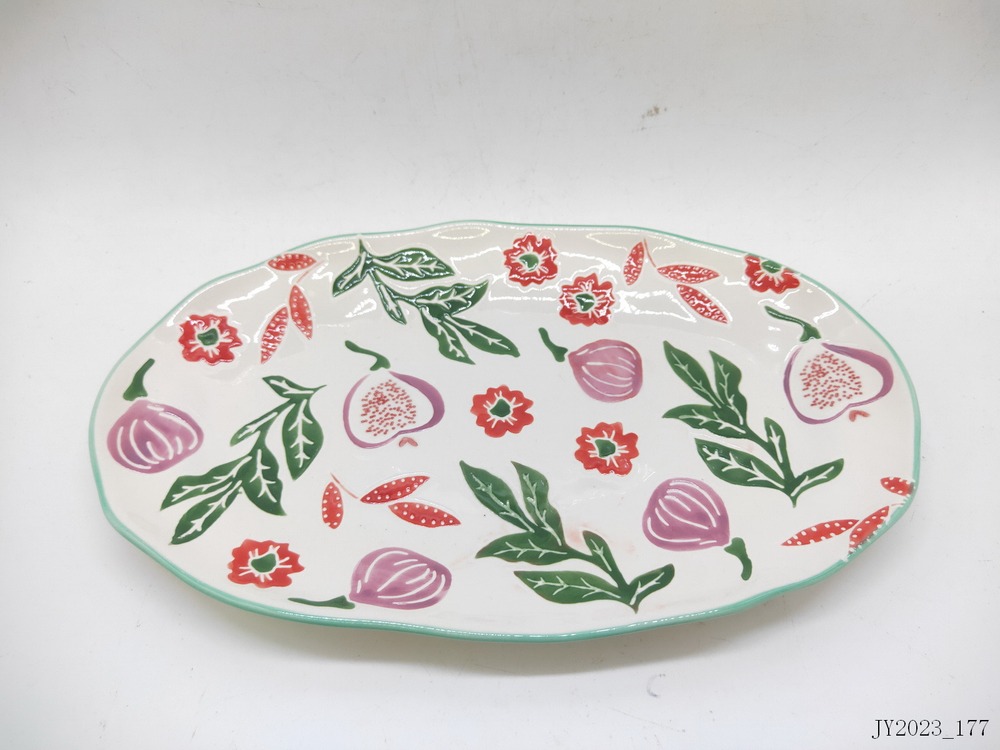 Oval plate
