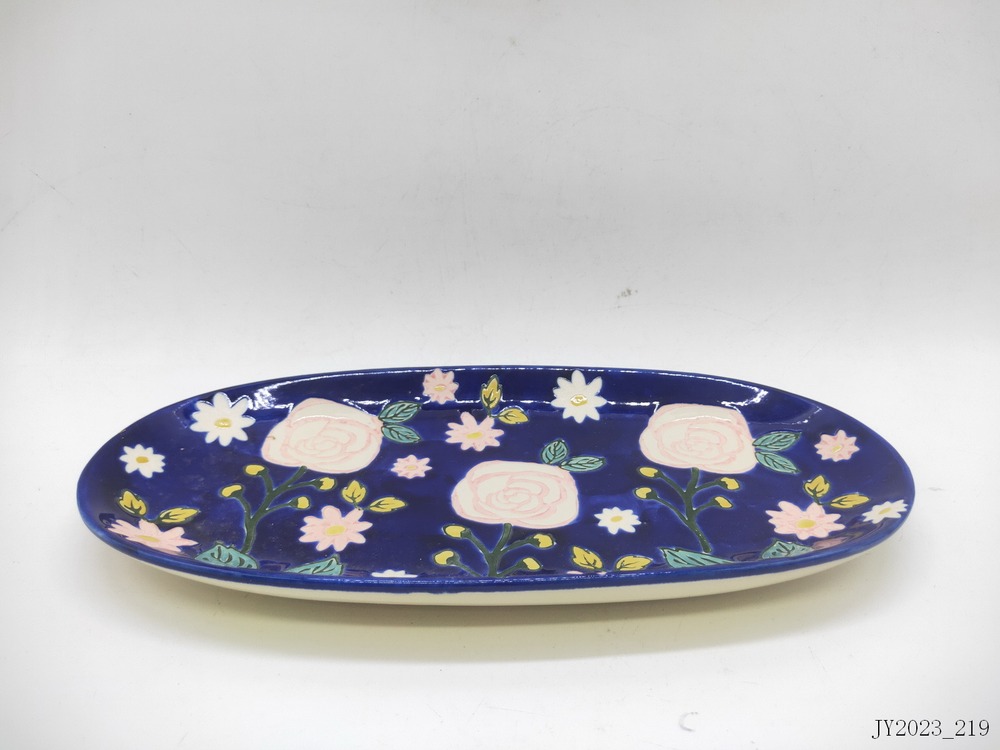 Oval plate