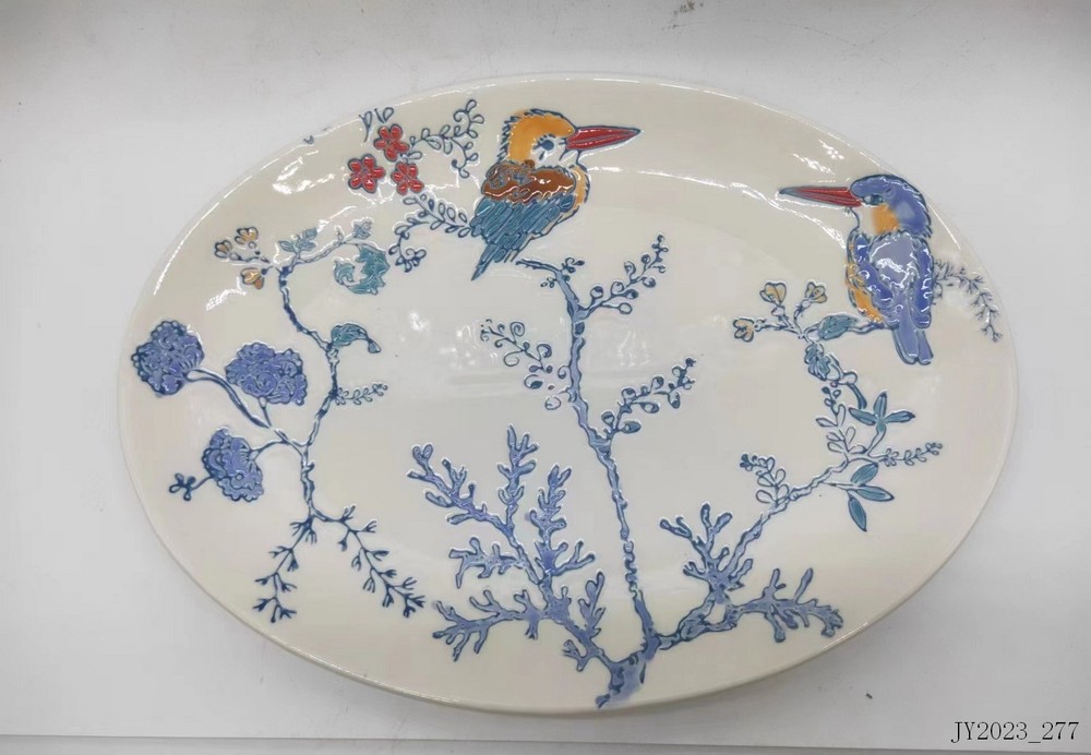 Oval plate