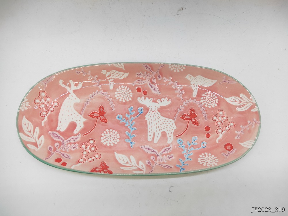 Oval plate