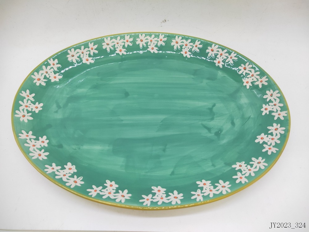 Oval plate