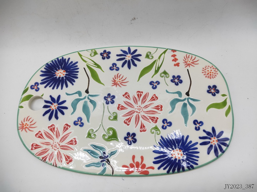 Oval plate