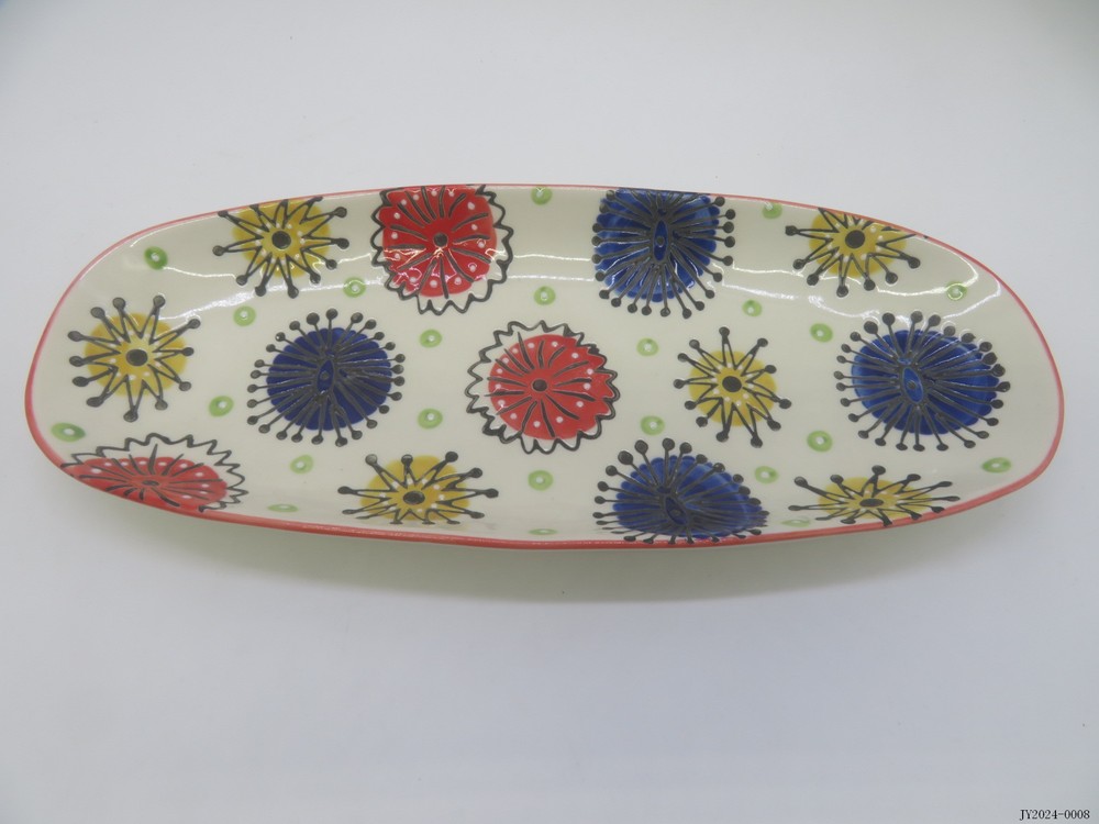 Oval plate
