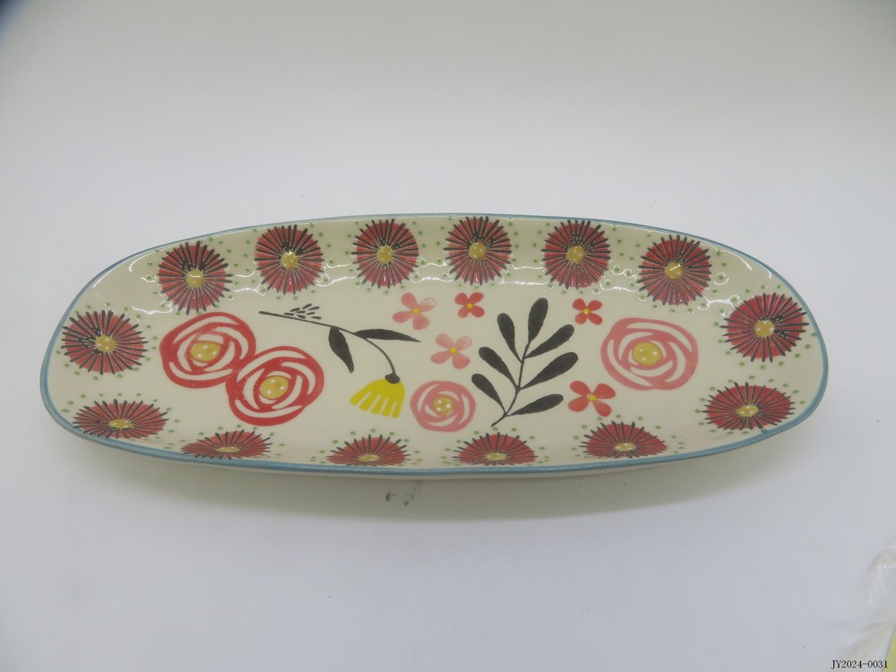 Oval plate
