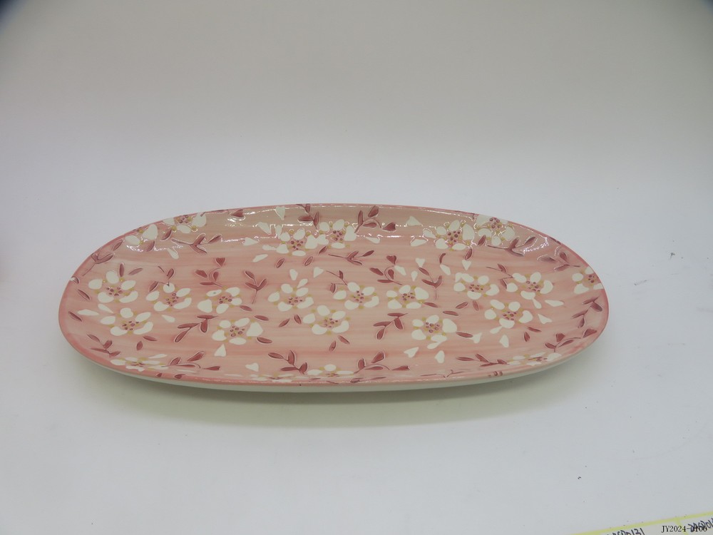 Oval plate
