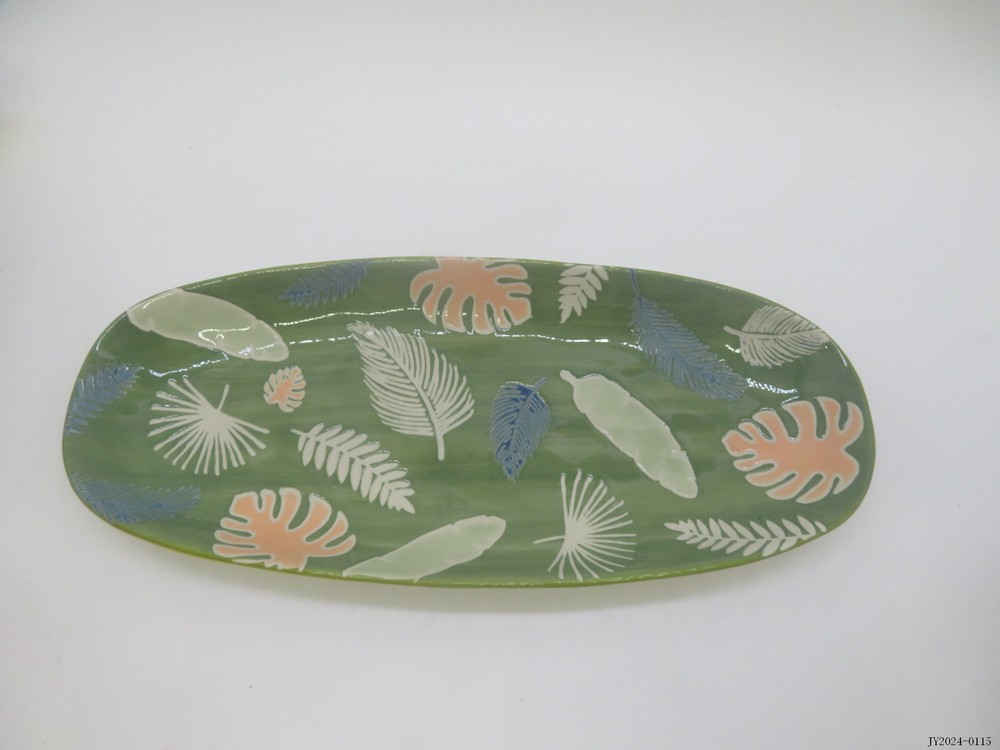 Oval plate