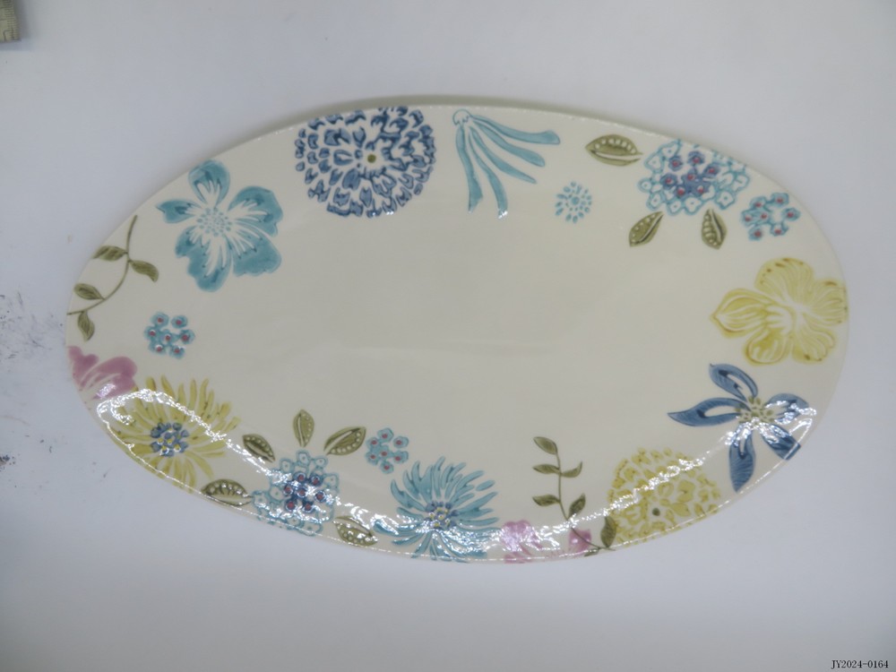Oval plate