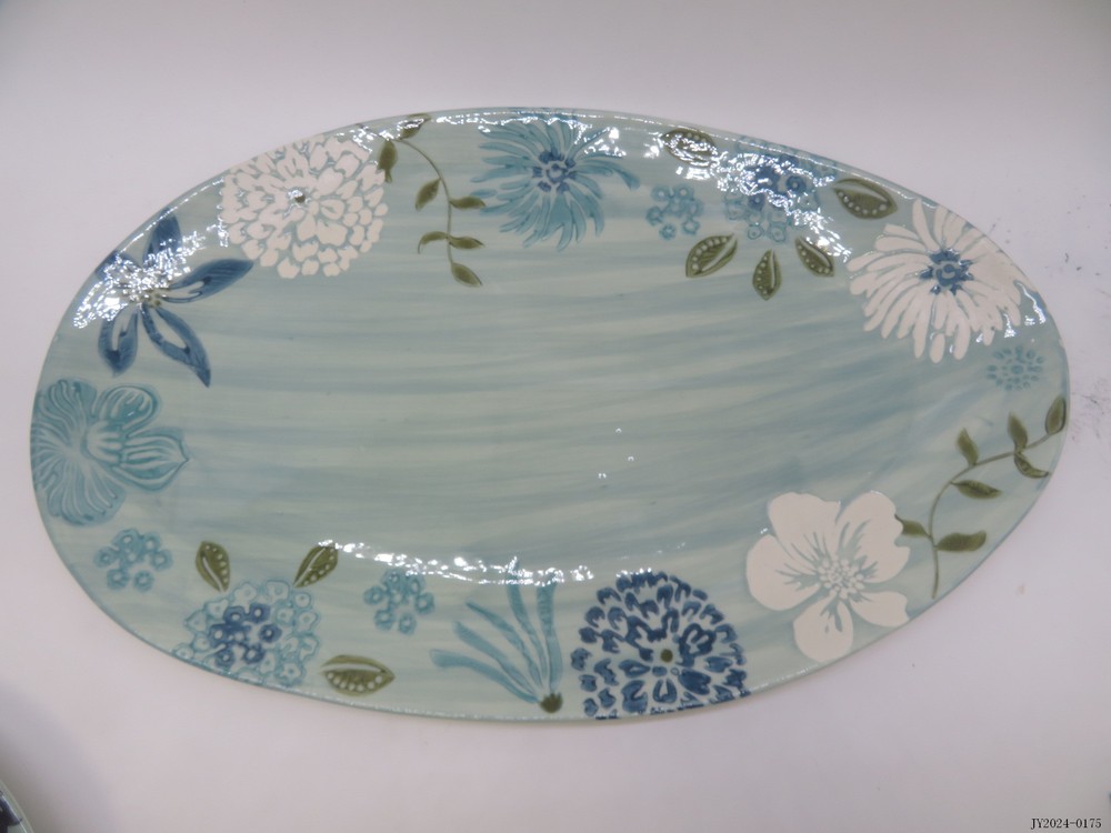 Oval plate