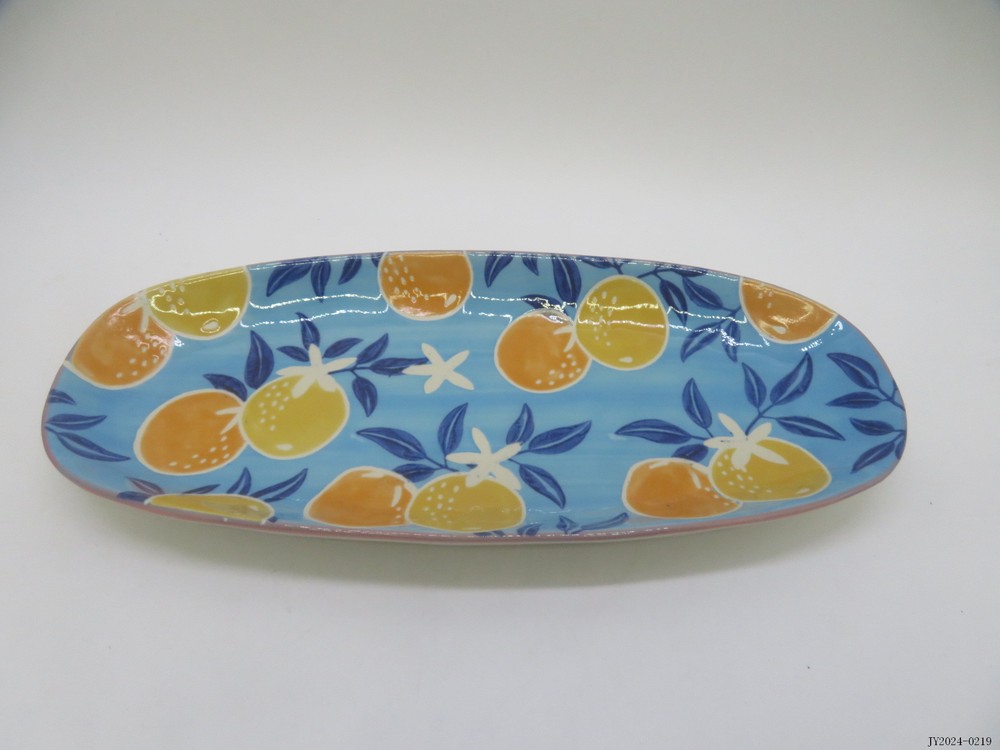 Oval plate