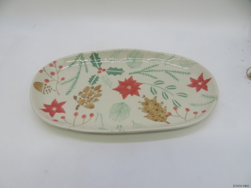 Oval plate